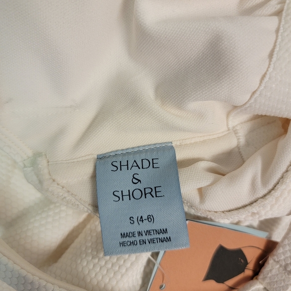 Shade & Shore Cream Twist Cut Out Cheeky One Piece Swimsuit Size S (4-6) - Picture 6 of 6